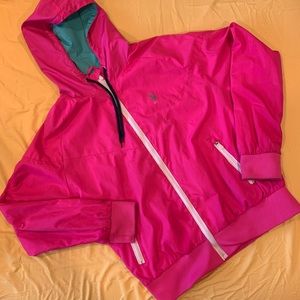 **MOVING SALE** US Polo Assn. Hot Pink Windbreaker